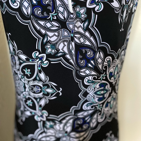 NWT WHBM Floral Print Midi Dress - Picture 6 of 8
